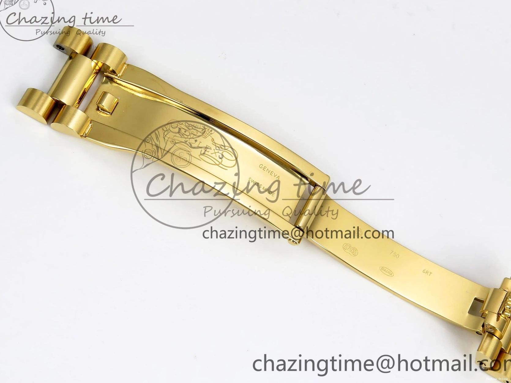 0212 Day Date 36 YG RAF 1:1 Best Edition Green Stone Roman Dial on YG Bracelet A Durable 1524